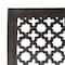 Black Traditional Ornamental Wood Wall Decor, 72" x 20"